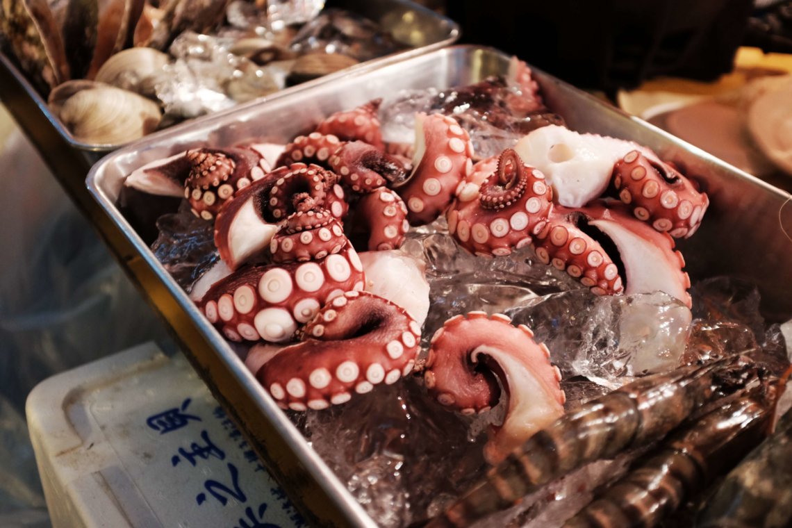 Tako章鱼筑地市场，日本东京