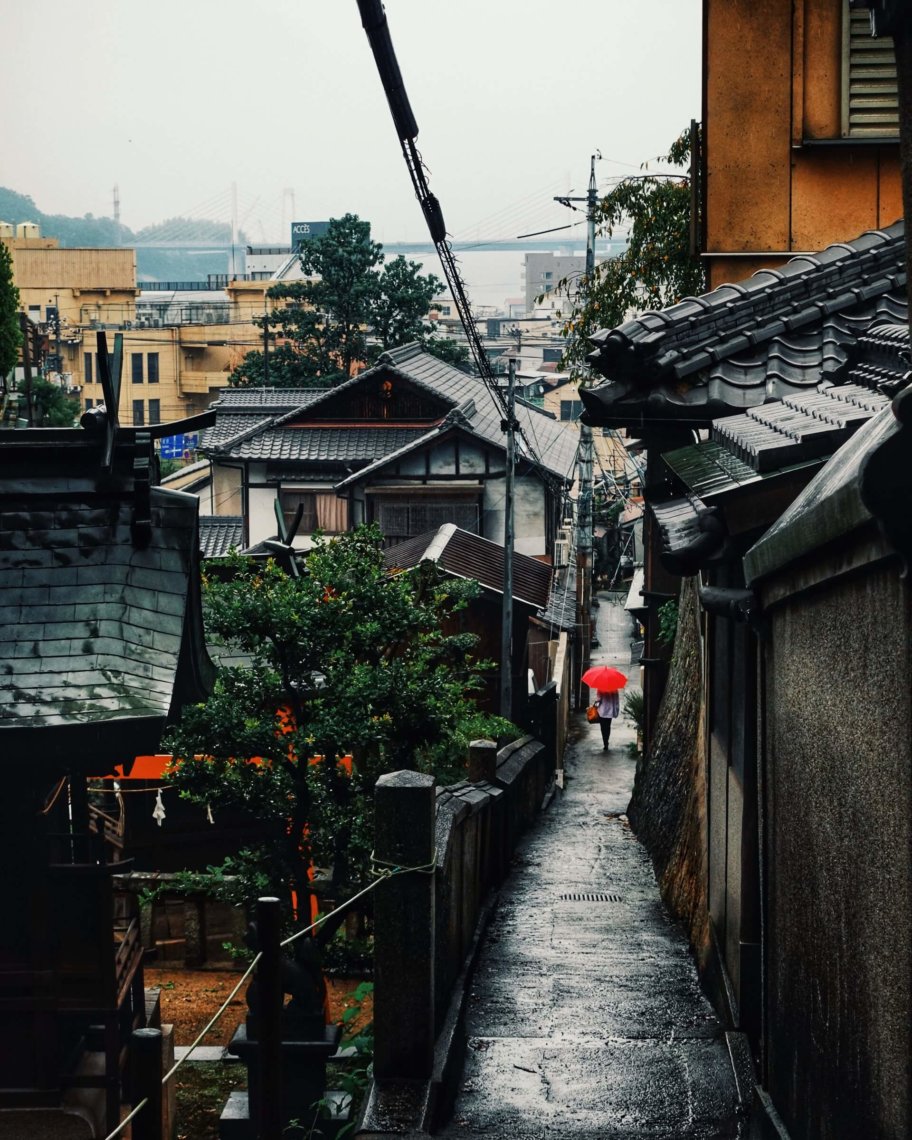 日本尾道的历史小巷