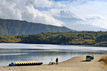 日本富士山富士五湖湖西湖