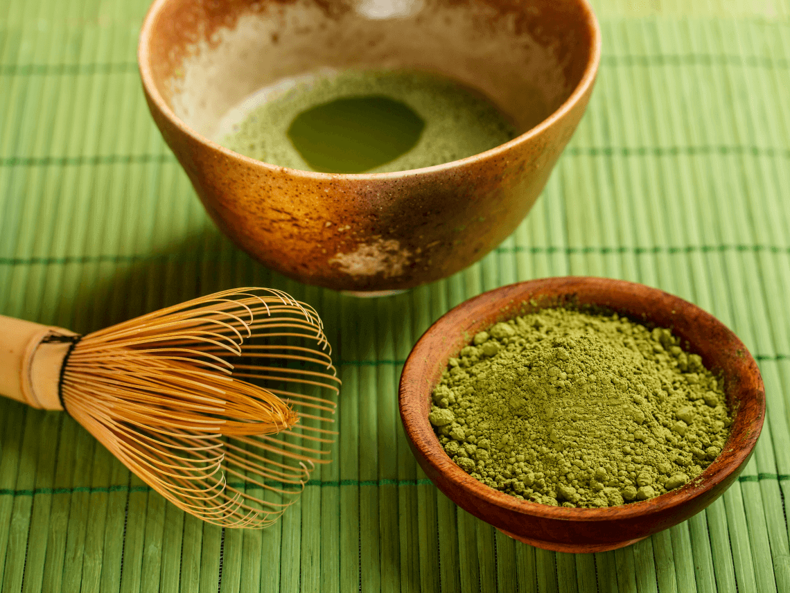 日本传统茶道绿茶抹茶
