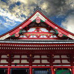 Senso-ji殿,日本东京浅草区的浅草寺