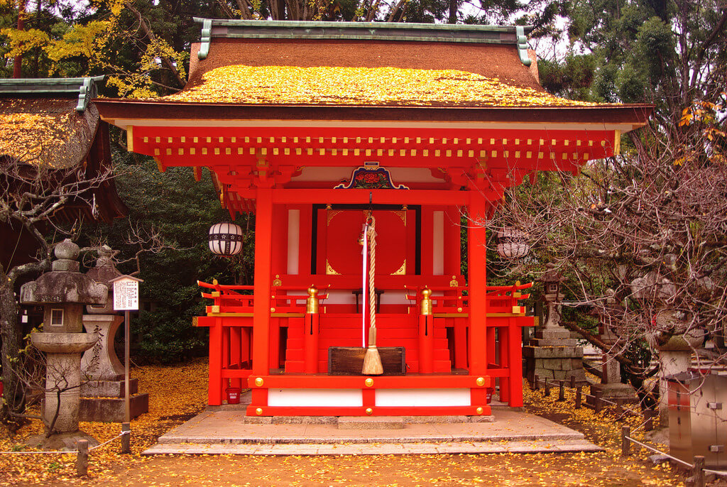 日本京都的北野天满寺
