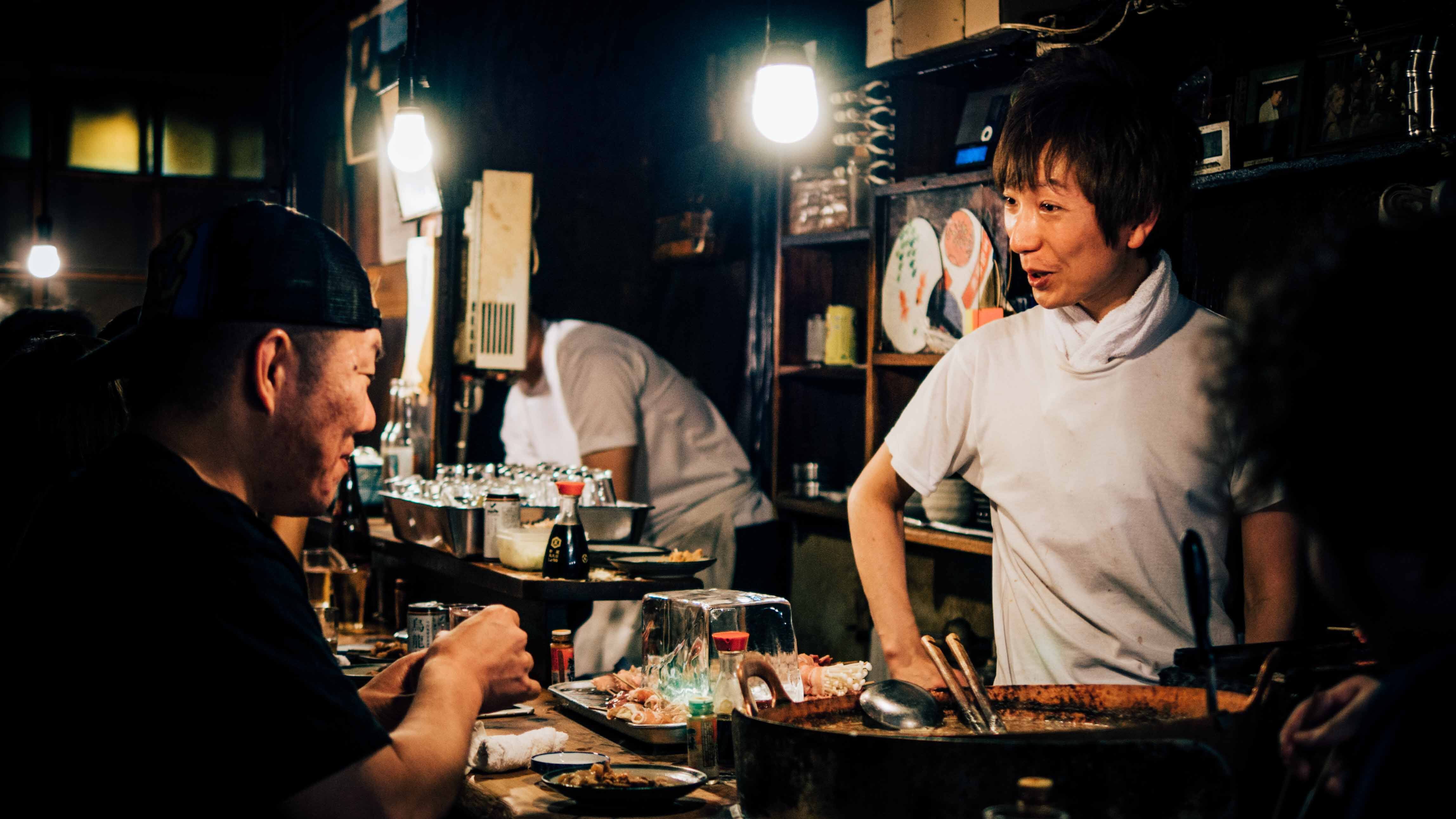 日本居酒屋厨师和食客