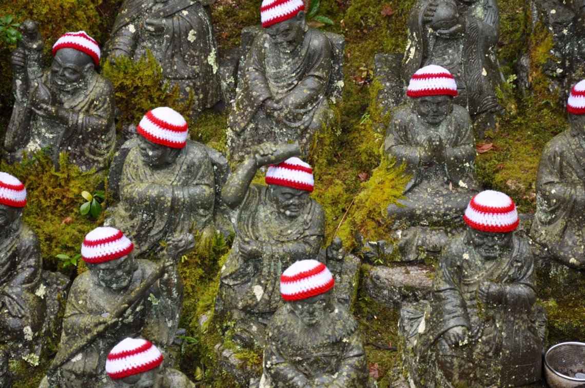日本的佛像Setonaikai国家公园